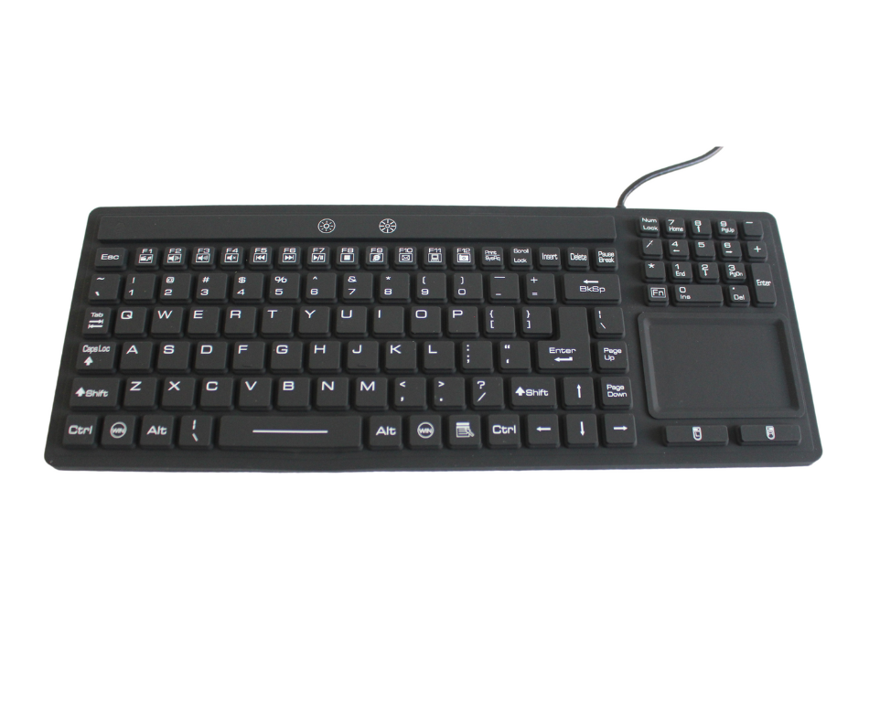 Silicone keyboard SK102TP-BL